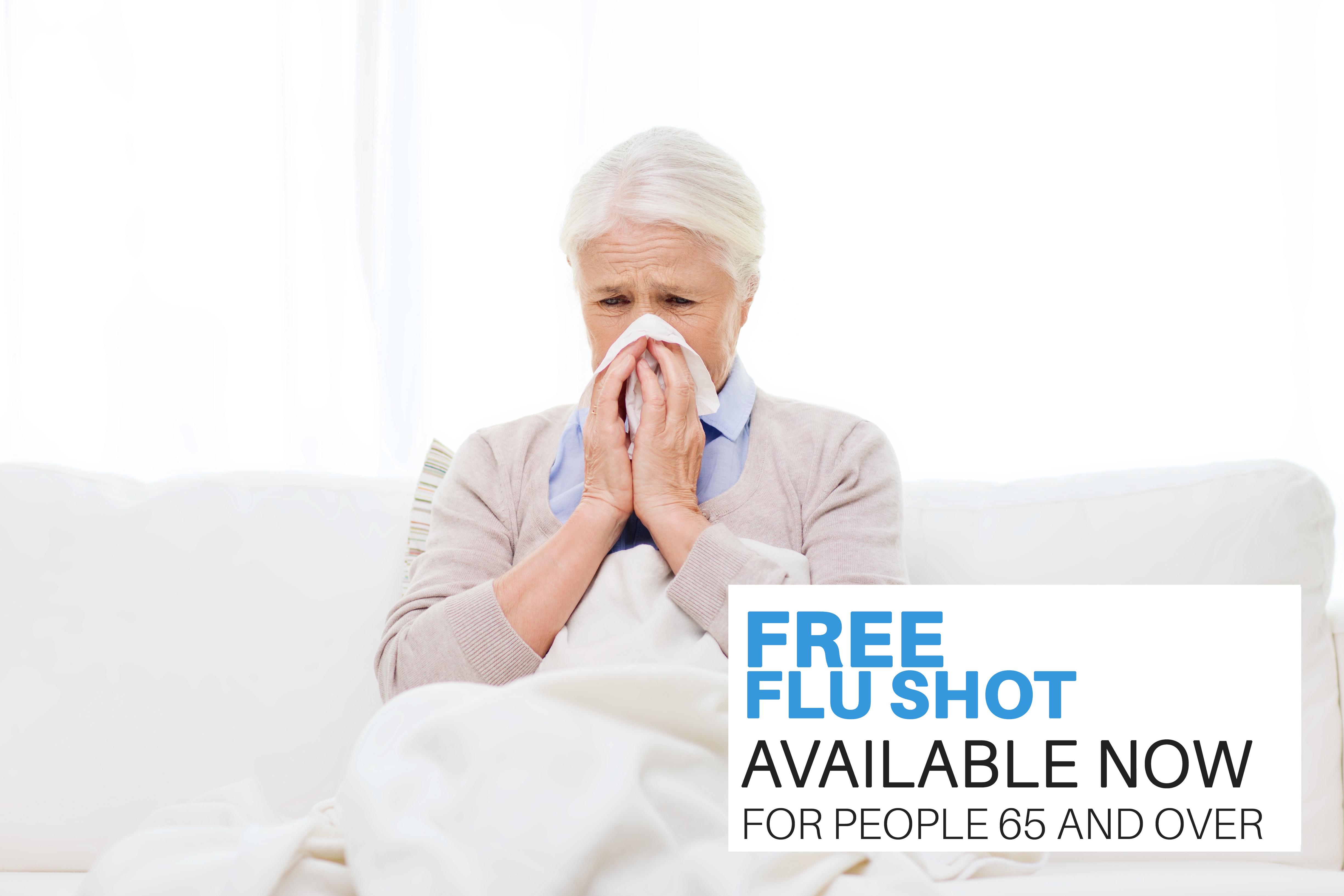 Flu shots for people 65 and over