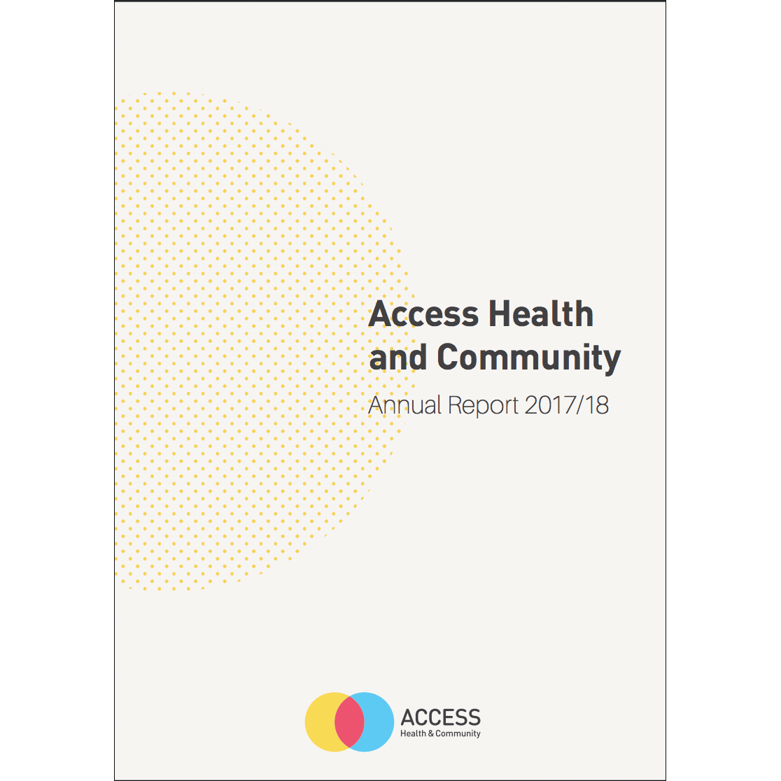 Access Health and Community Annual Report 2017/18