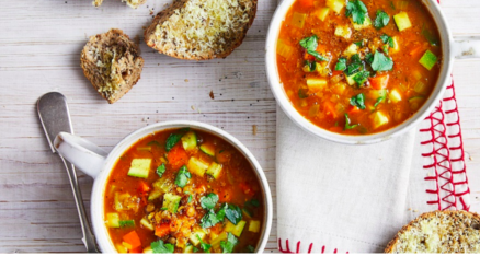 Step into spring with this fibre-rich soup to support your heart and gut health
